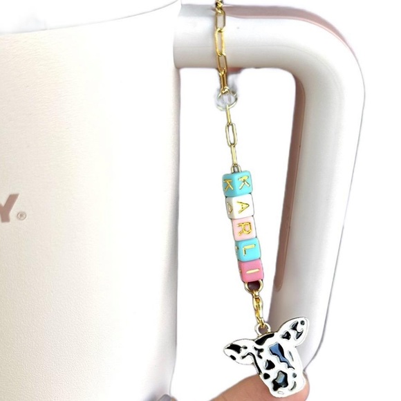 Cow Stanley Cup Accessories Stanley Cup Charm Cow Stanley Cup Cow Tumbler - Picture 2 of 8